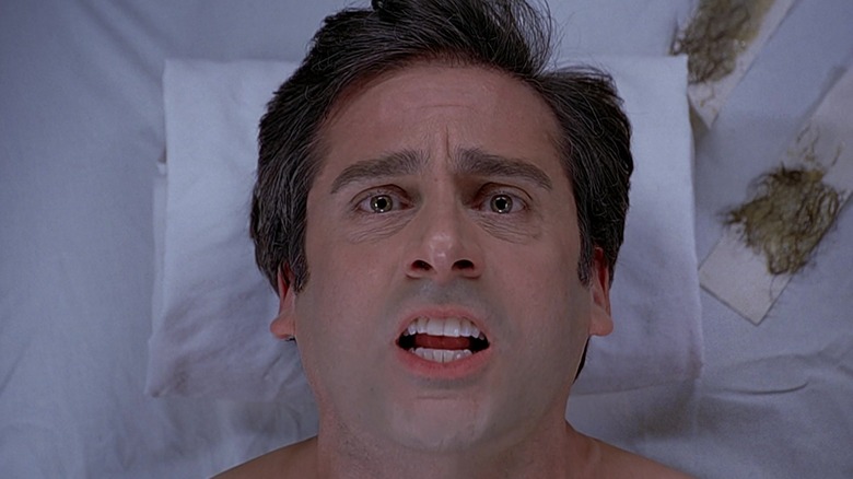 Steve Carell as Andy in The 40-Year-Old Virgin