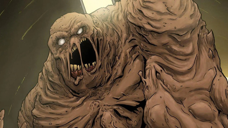 Clayface striking a menacing pose