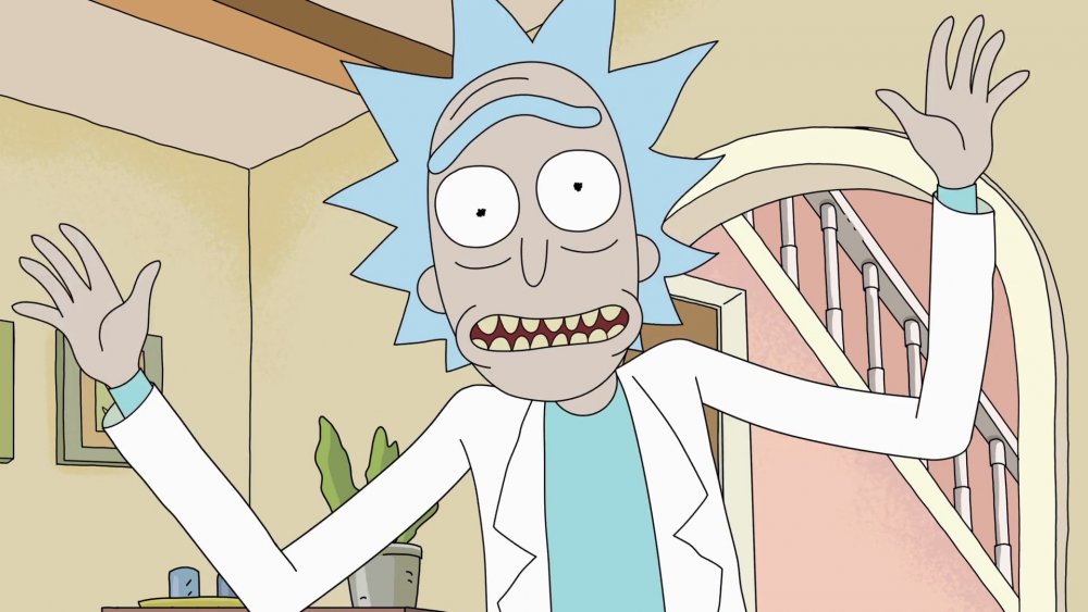 Rick (voiced by Justin Roiland) in Rick and Morty