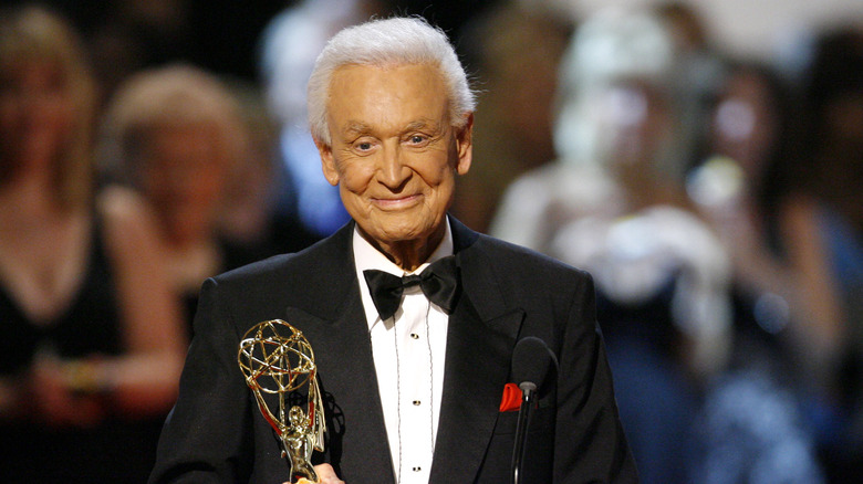 Bob Barker accepting award onstage 