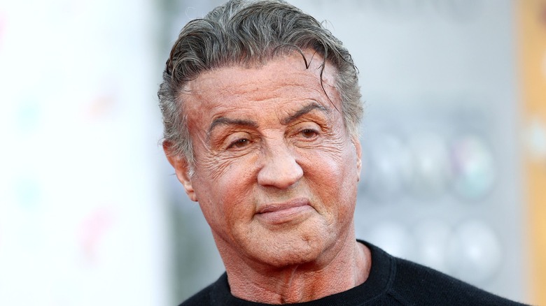 Sylvester Stallone smiling