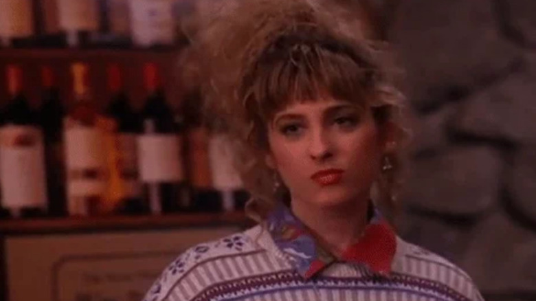 Lucy Moran looks disapproving Twin Peaks