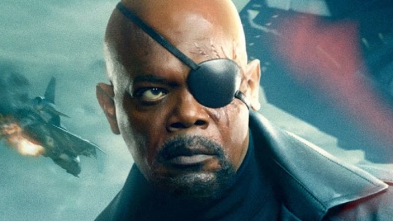 Samuel L. Jackson as Nick Fury in Captain America The Winter Soldier