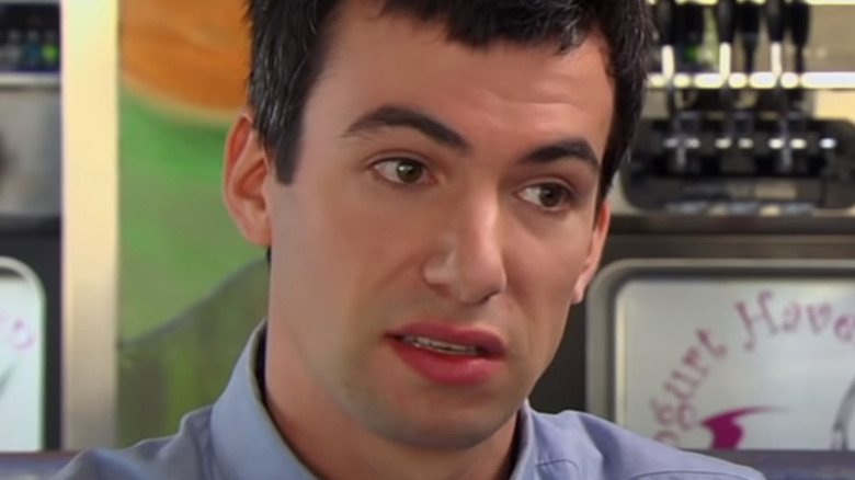 Nathan Fielder looking aside