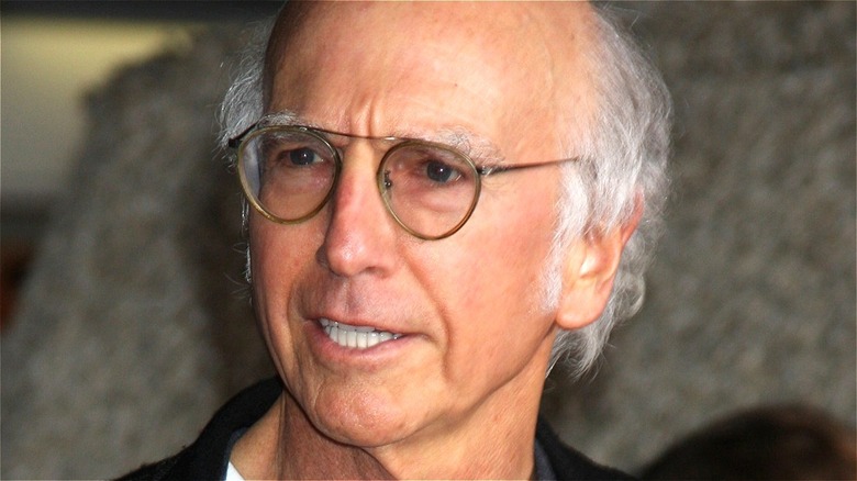 Larry David grimacing