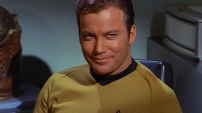 Captain Kirk smiling
