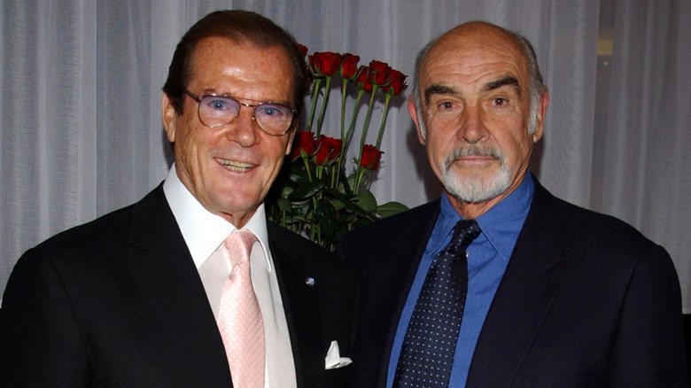 Roger Moore and Sean Connery