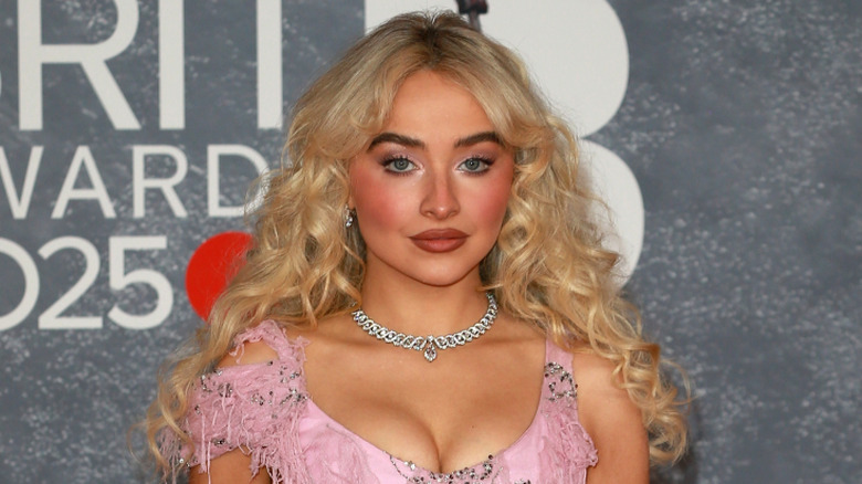 Sabrina Carpenter attending the Brit Awards in London in 2025