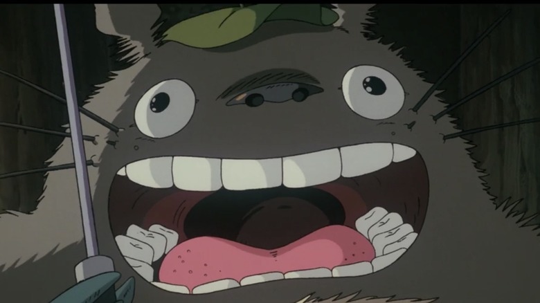Totoro open mouth