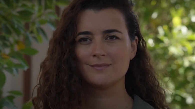 Cote de Pablo smiling as Ziva David in NCIS 