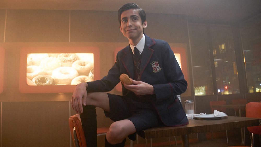 Aidan Gallagher as Number 5 on The Umbrella Academy