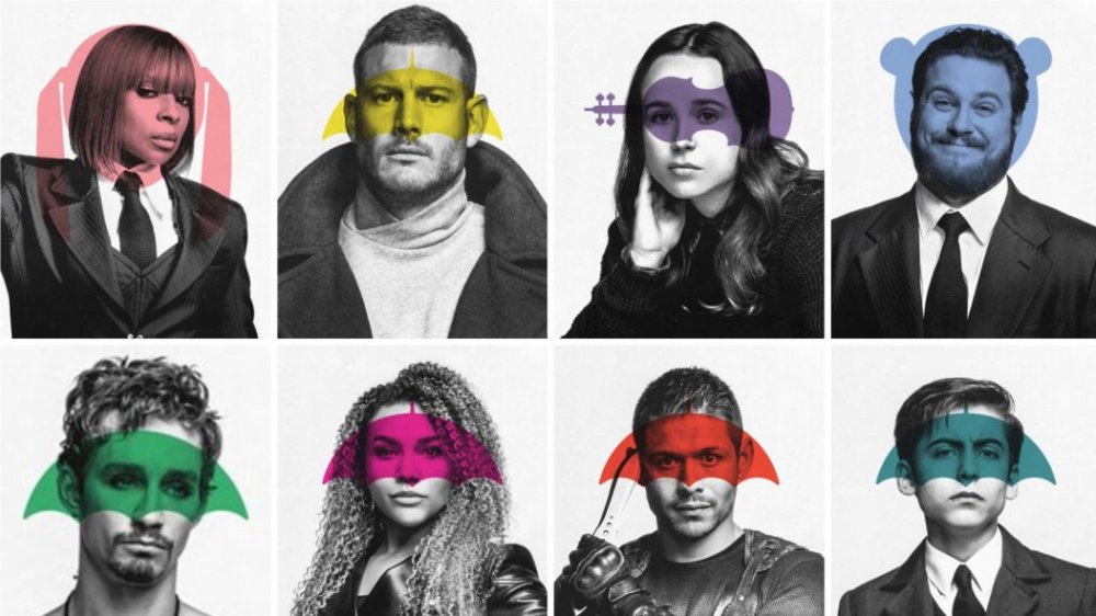 The cast of The Umbrella Academy