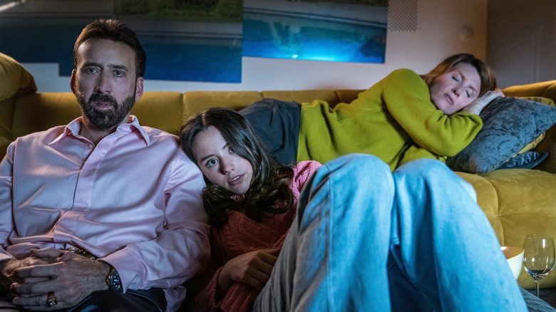 Nicolas Cage, Lily Sheen and Sharon Horgan in "The Unbearable Weight of Massive Talent"