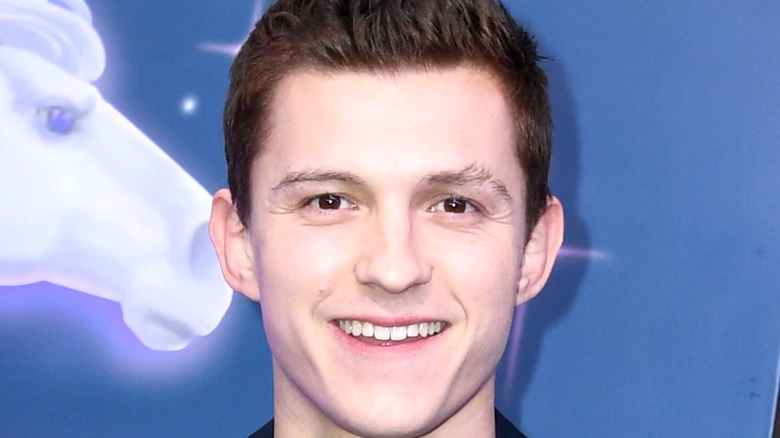 Tom Holland smiling