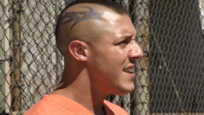 Juice Ortiz outside at prison