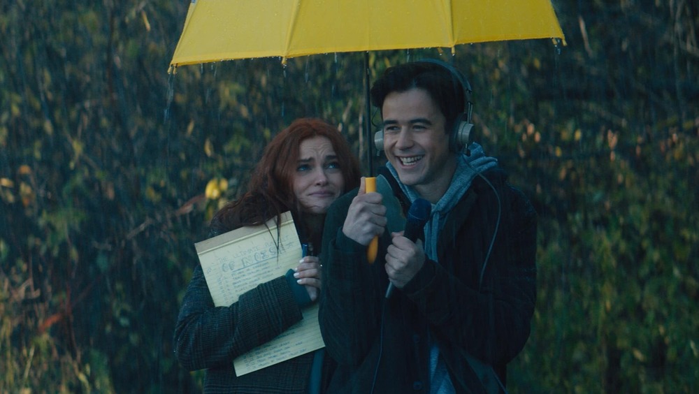 Wendy and Marcus under umbrella