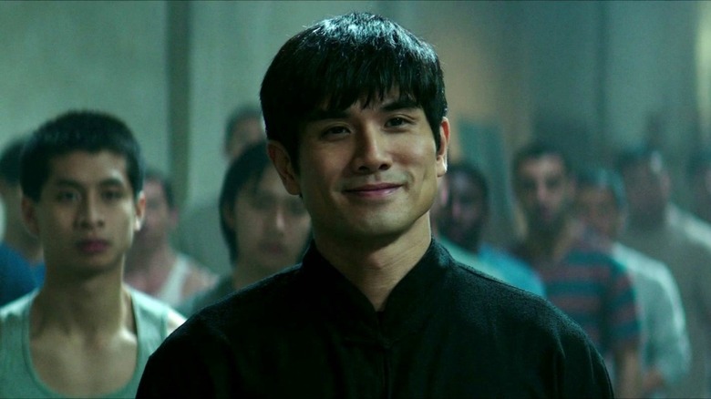 Bruce Lee looking pleased