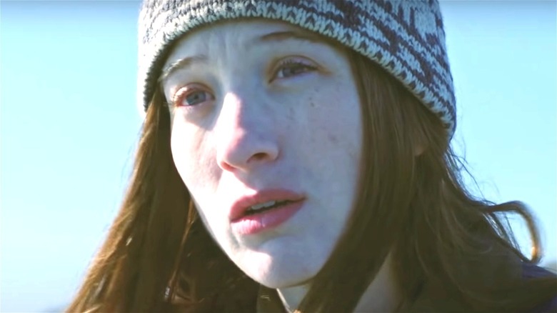 Sophie Lowe wearing hat in Blow the Man Down