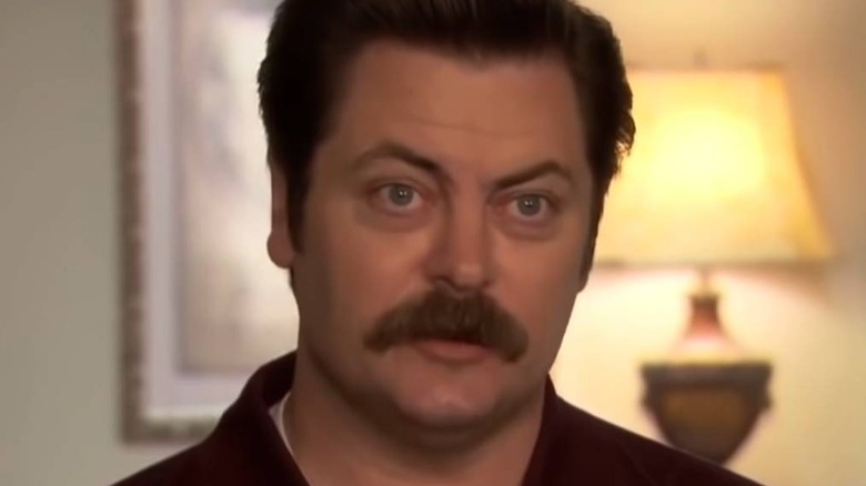 Ron Swanson as a hostile witness