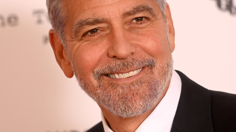 George Clooney at premiere