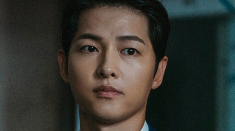 Song Joong-ki looking disappointed