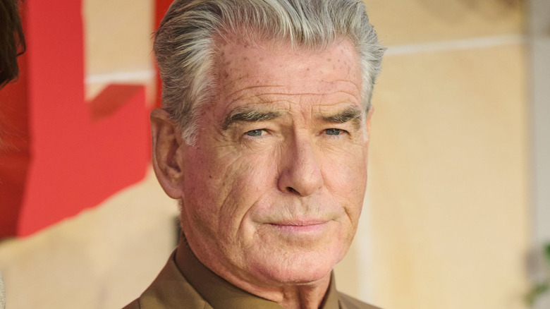 Pierce Brosnan at a premiere