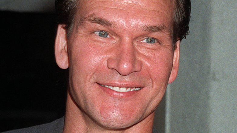 Patrick Swayze smiling