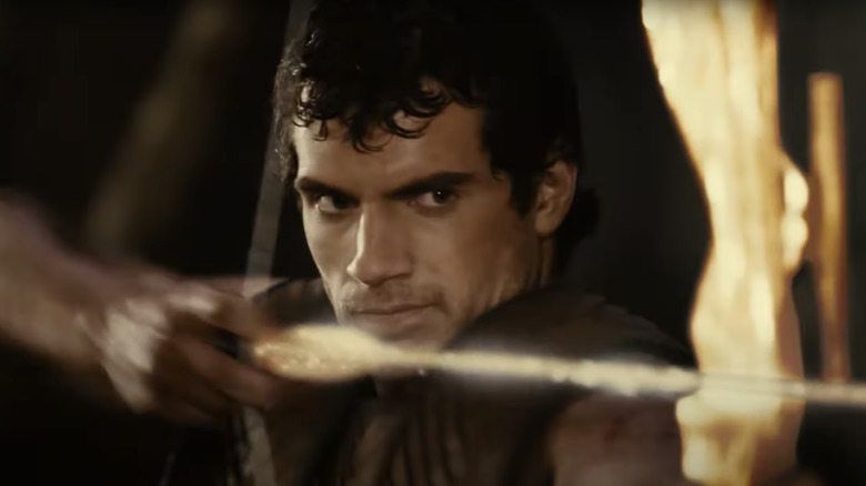 Theseus firing magic arrows