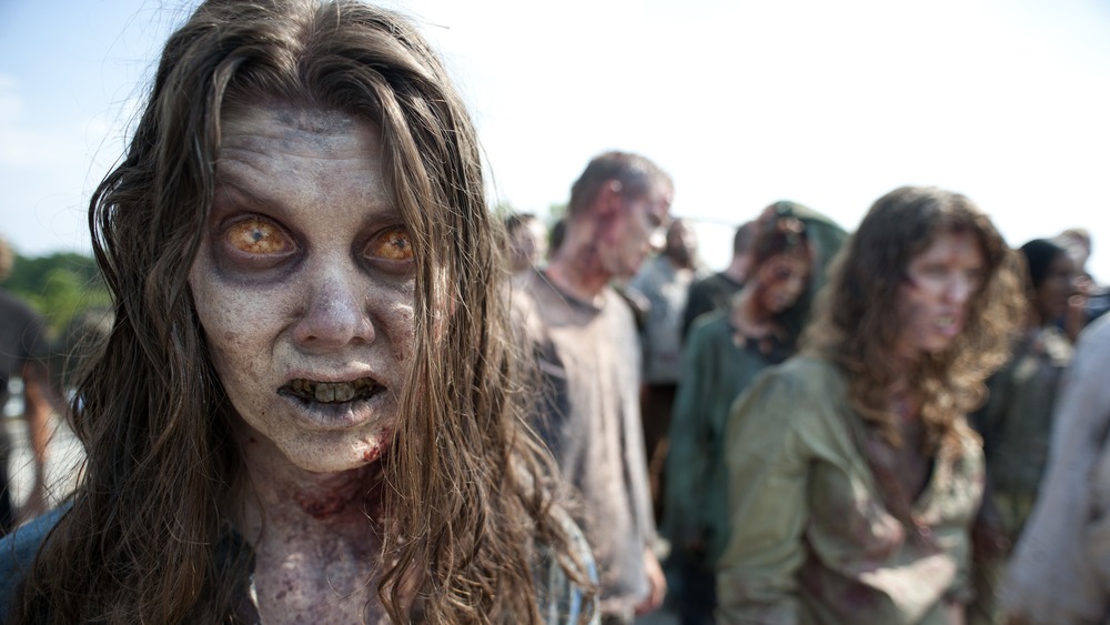 Walkers in season 2 of AMC's The Walking Dead