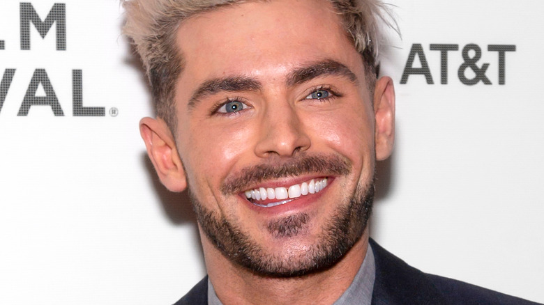 Zac Efron smiling