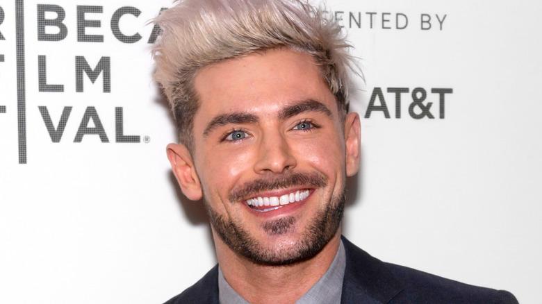 Zac Efron smiling