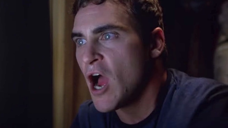 Joaquin Phoenix seeing Signs