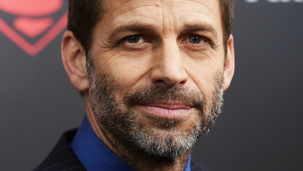 Zack Snyder smiling