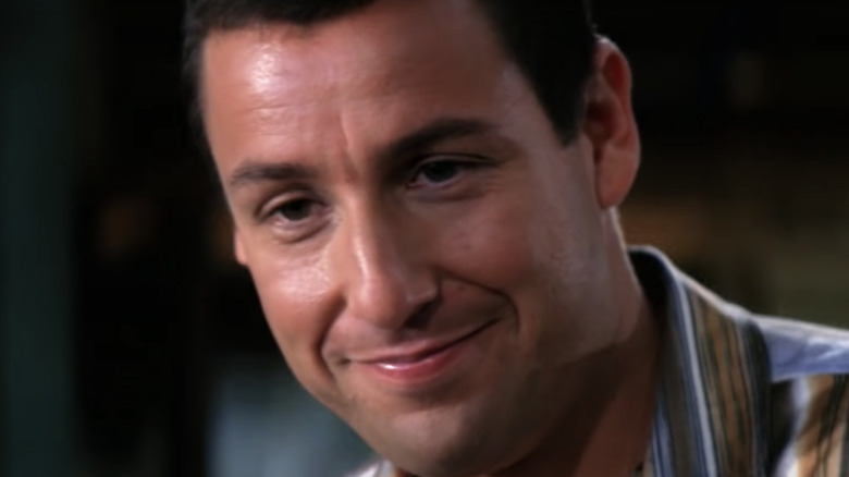 Adam Sandler smiling in close-up