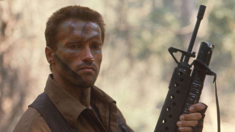 Arnold Schwarzenegger as Dutch in "Predator"