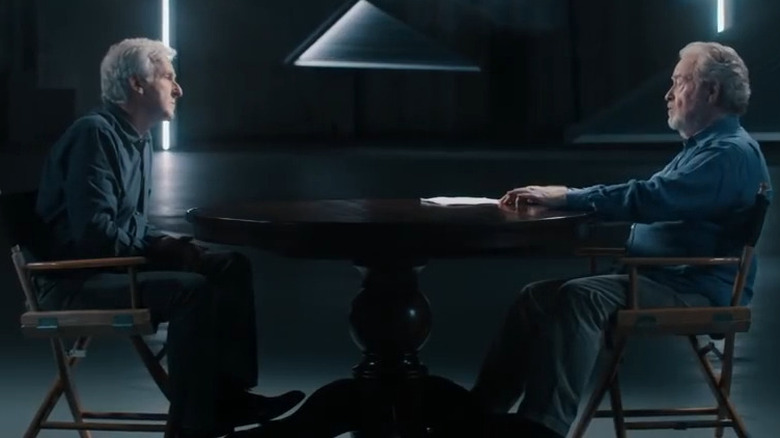 James Cameron interviewing Ridley Scott in "James Cameron's Story of Science Fiction"