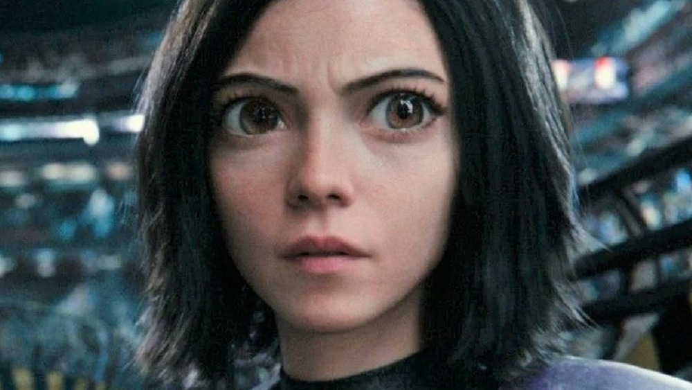 Alita staring