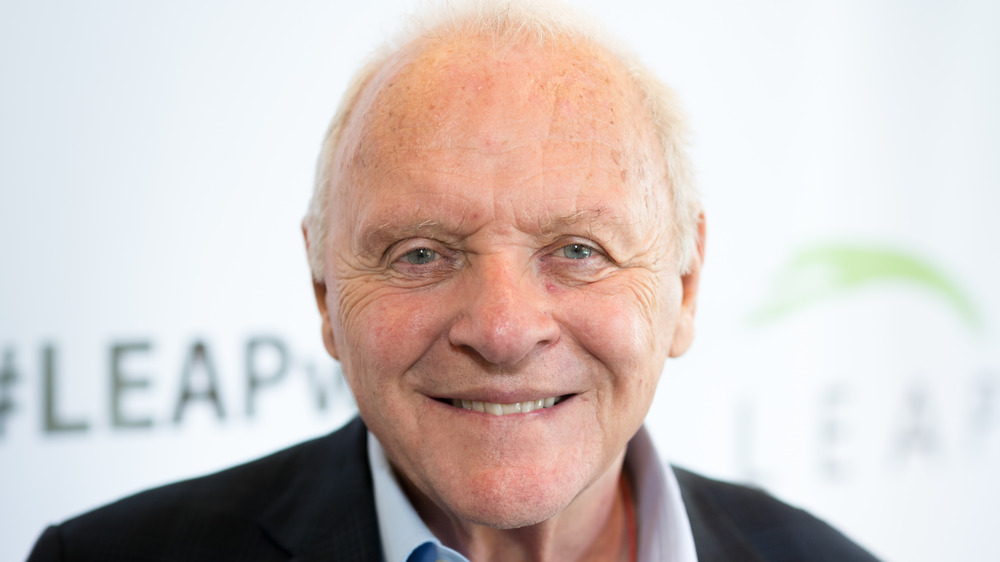 Anthony Hopkins smiling