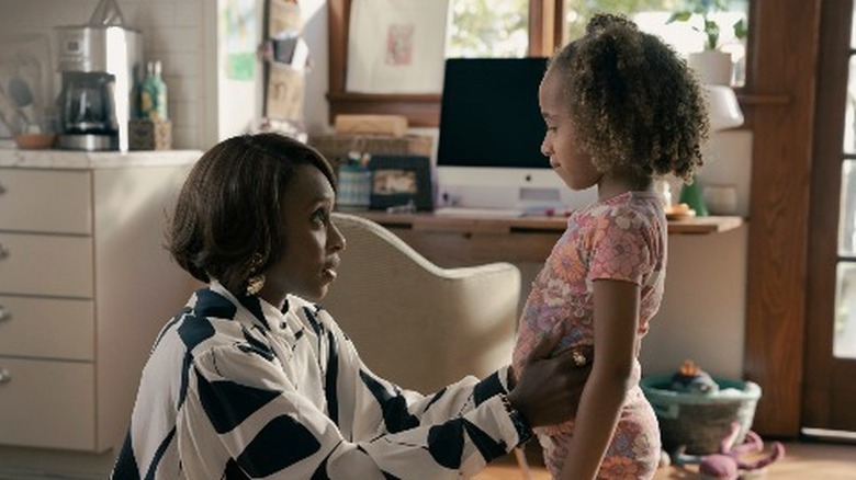 Ambia talks to her daughter Roar