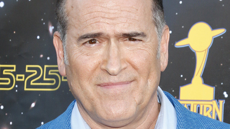 Bruce Campbell smiling at event