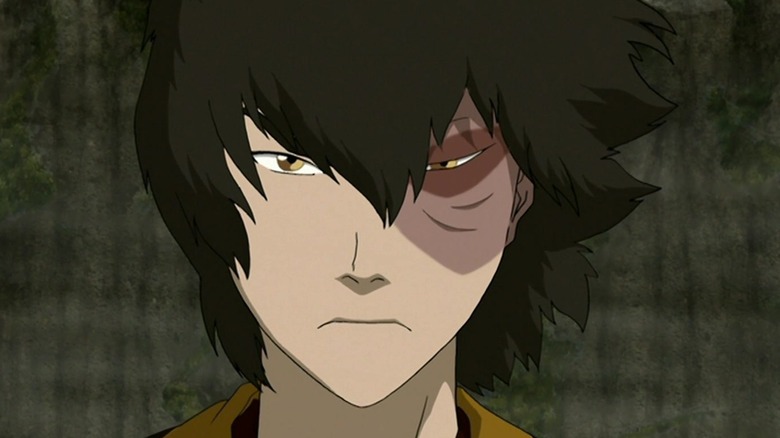 Zuko staring solemnly ahead