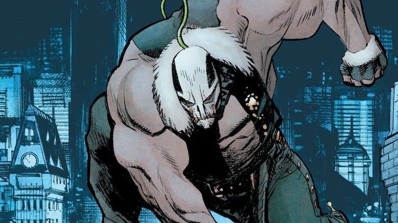 Bane about to punch downwards