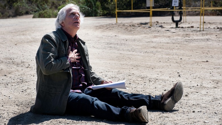 Gene collapsed on the floor