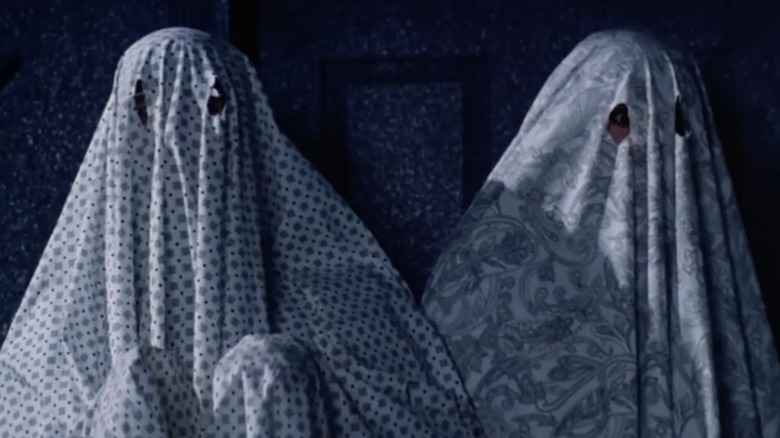 Alec Baldwin and Geena Davis in Beetlejuice