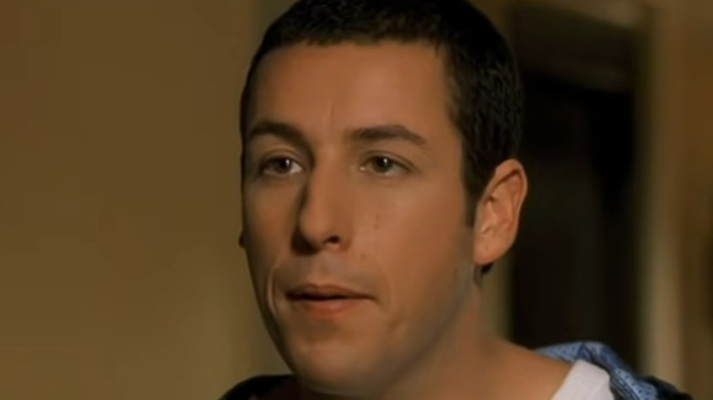 Adam Sandler purses lips