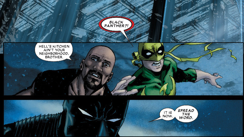 Luke Cage, Iron Fist, and the Black Panther
