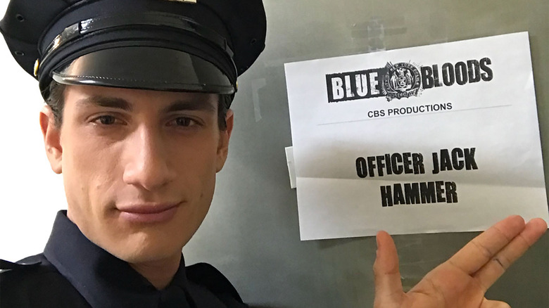 Jack Schlossberg in costume, Blue Bloods