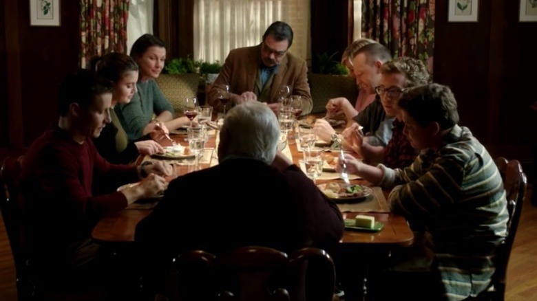 CBS Blue Bloods family dinner