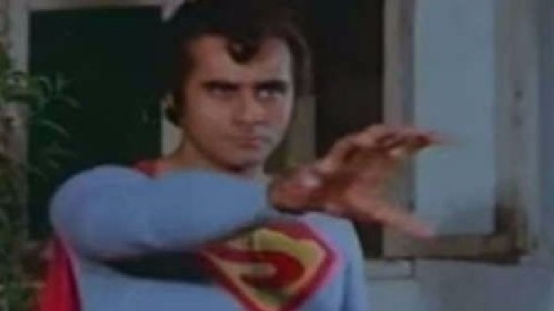 1987's Superman reaching out