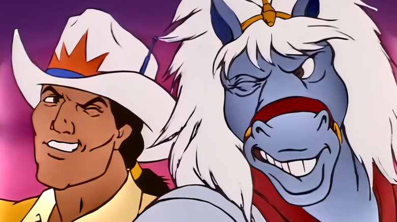 BraveStarr and Thirty/Thirty winking